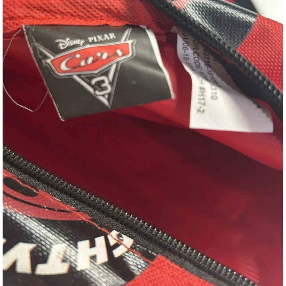 Disney Cars 3 Red Backpack bookbag school travel Lightning McQueen kids